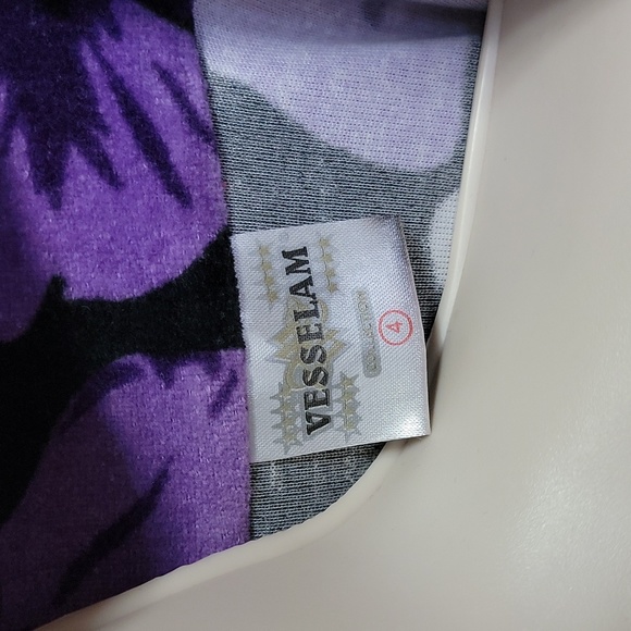 Vesselam Home Robe Coverup Zipper Dress Petite Small Xsmall - Picture 7 of 8